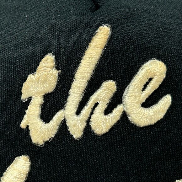 Vintage The Shuttle Trucker Hat Baseball Cap 80s Scrambled Eggs Snapback Black - Picture 8 of 11